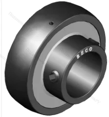 Высокотемпературный корпусной подшипник UC 207 BHTS ZZ GR CG 350° BECO в Москве