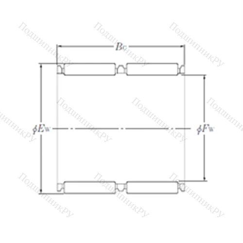 Подшипник игольчатый радиальный K 35?42?45ZW