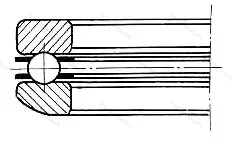 Подшипник  28214 (53214) размер 70x105x28,8