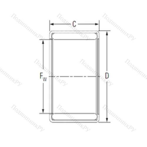 Подшипник игольчатый радиальный YM 172412-1 от производителя  KOYO