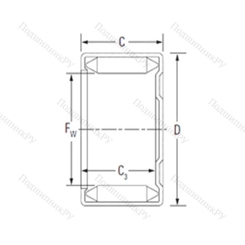 Подшипник игольчатый радиальный DLF 12 12 от производителя  KOYO