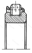 Модификация подшипника 502308К2 размер 40x77,5x23