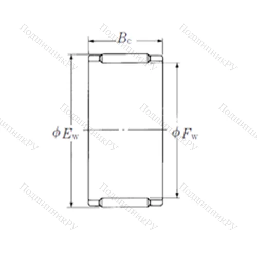 Подшипник игольчатый радиальный FBN-263024