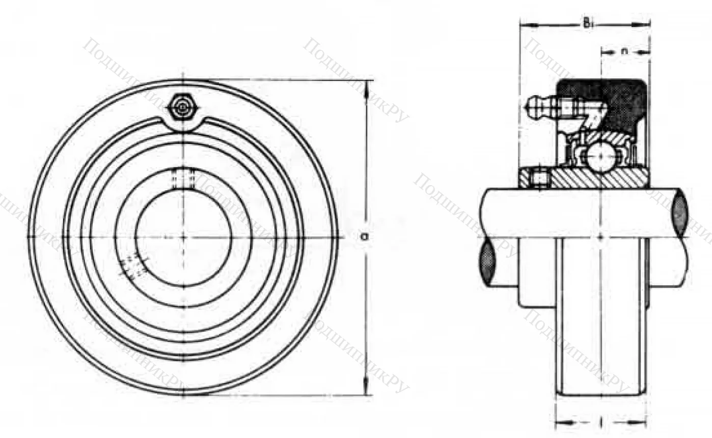 Подшипниковый корпус  C 208 (ASAHI)