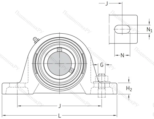 Подшипниковый корпус SYJ 100 TF в Москве