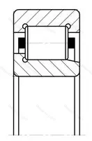 Подшипник NJ 218ECJ/C 4 размер 90x160x30