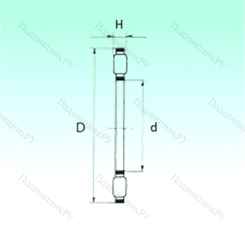 Подшипник роликовый упорный K 81272-M