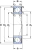 Подшипник S 71905 CE/HCP 4A