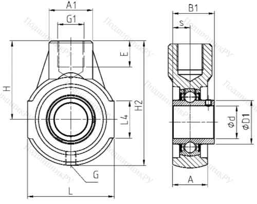 Подшипниковый узел ESEHE 205 в Москве
