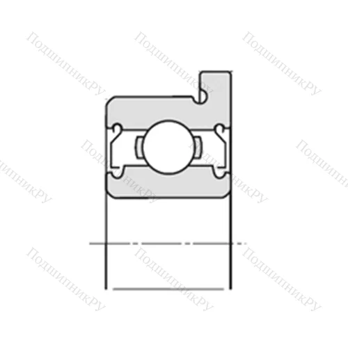 Подшипник шариковый радиальный F-W 678AZZ