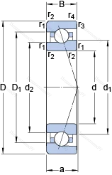 Подшипник 7009 ACE/P 4A
