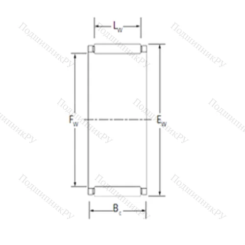 Подшипник игольчатый радиальный K 16X 20X 23SE