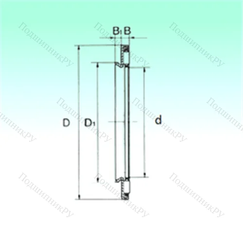 Подшипник игольчатый упорный AXW 45 от производителя  NBS