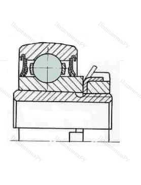 Шариковый однорядный подшипник 1680204 в Москве