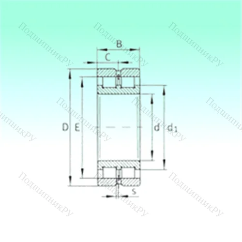 Подшипник роликовый радиальный SL 024922