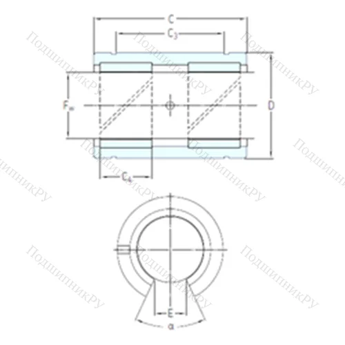 Подшипник скольжения линейный LPAT 25
