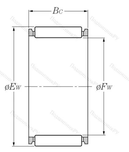 Подшипник K 12x15x13 V 1 JP (NTN) в Москве