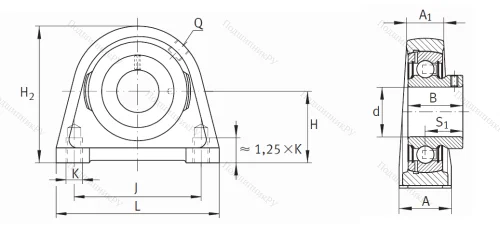 Подшипниковый узел PSHEY 30-XL-N в Москве