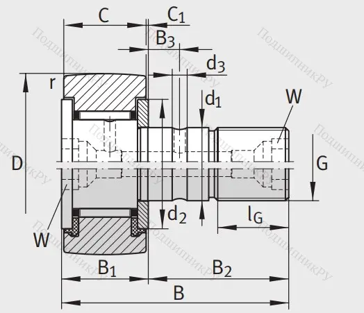 Подшипник KR 90 PP A