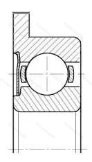 Подшипник  860038 размер 8x28x9