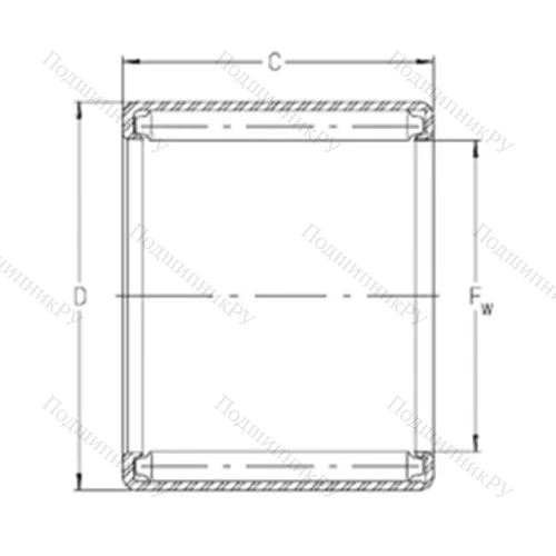 Подшипник игольчатый радиальный S 148