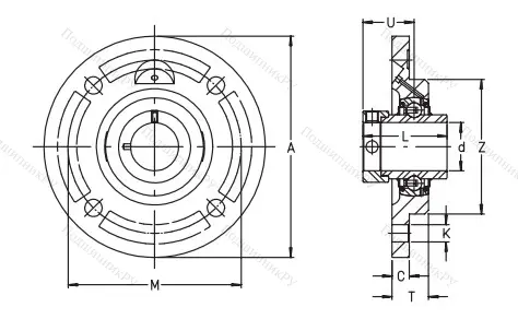 Подшипниковый корпус GG ME 10-N в Москве