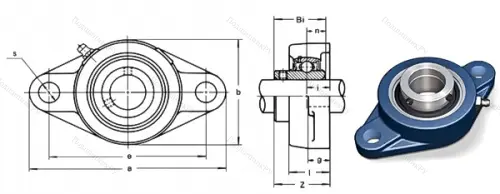 Подшипниковый узел UCFL 212 в Москве