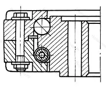Подшипник  3780/515 размер 515x735x85