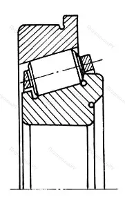 Модификация подшипника 679/622М размер 622,3x725,487x46