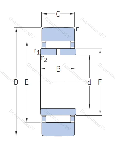 Подшипник STO 8 TN от производителя  SKF