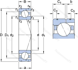 Подшипник 7036 ACD/P 4AL в Москве