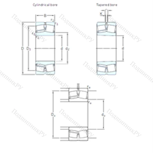 Подшипник роликовый радиальный самоцентрирующийся 22344 CCKJA/W 33VA 405