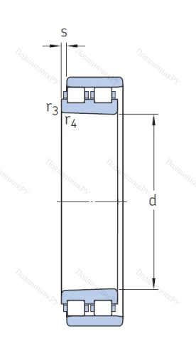 Роликовый цилиндрический подшипник NN 3018 KTN 9/SP от производителя  SKF