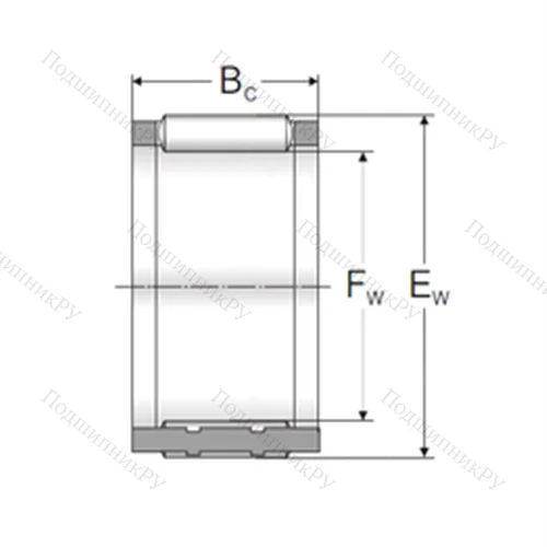 Подшипник игольчатый радиальный K 18x22x21,8
