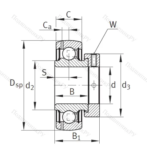 Корпусный подшипник GRAE 50 XL NPP B в Москве