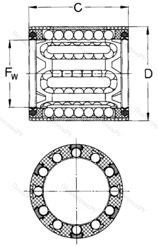 Подшипник LBBR 10-2LS в Москве