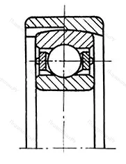 Подшипник  670703 размер 17x47x12/14 от производителя  ГПЗ-3