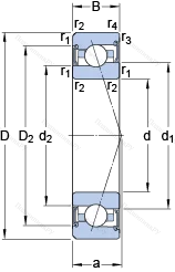 Подшипник S 7018 CE/P 4BVG 275