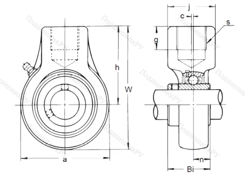 Подшипниковый узел UCECH 204 в Москве