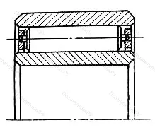 Модификация подшипника 8-3004244М размер 220x400x144