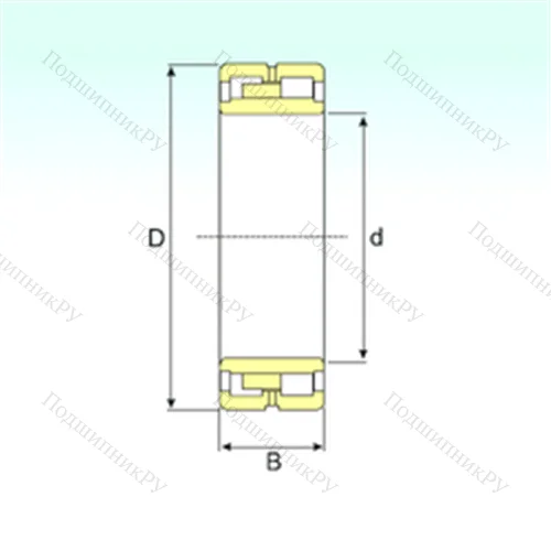 Подшипник роликовый радиальный NNU 40/750 M/W 33 от производителя  ISB