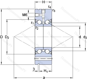 Подшипник BEAM 030080 C-2RSH