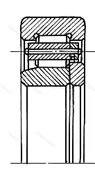 Подшипник NJP 2314 размер 70x150x51/51,7