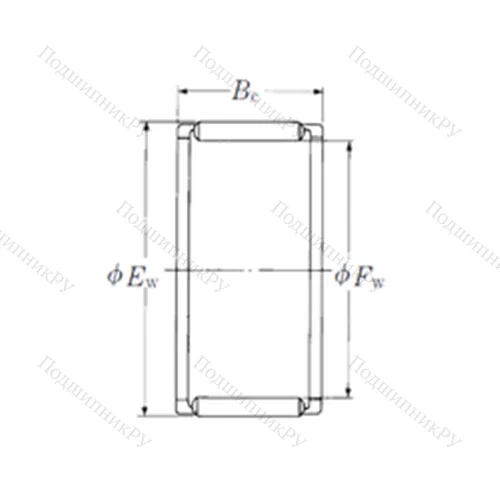 Подшипник игольчатый радиальный FWF-577330A