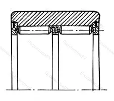 Модификация подшипника 734715 размер 78x180x205