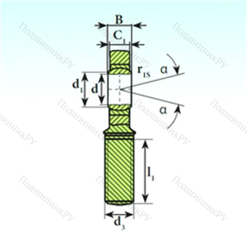 Подшипник скольжения сферический SA 50 C 2RS