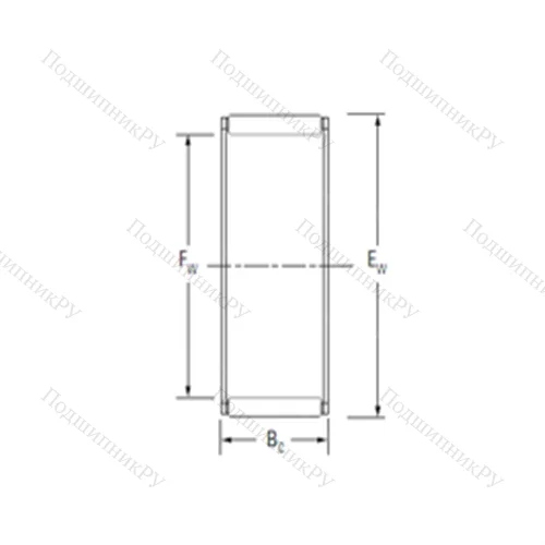 Подшипник игольчатый радиальный K 32X 40X 25H