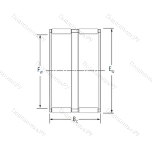 Подшипник игольчатый радиальный K 46X 53X 36HZW