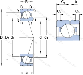 Подшипник 71922 ACE/P 4AL