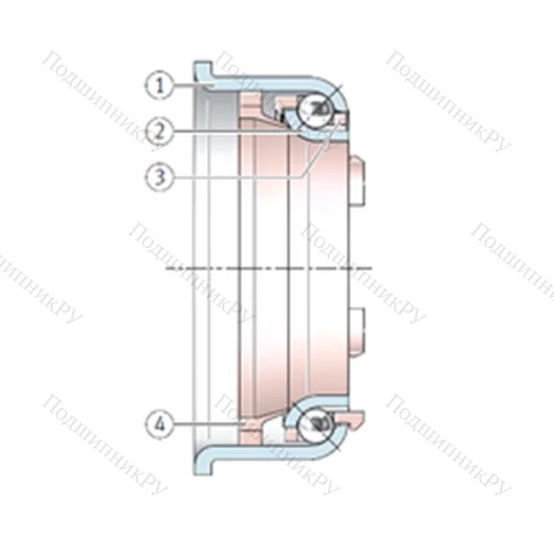 Подшипник шариковый радиально-упорный F-220532.4